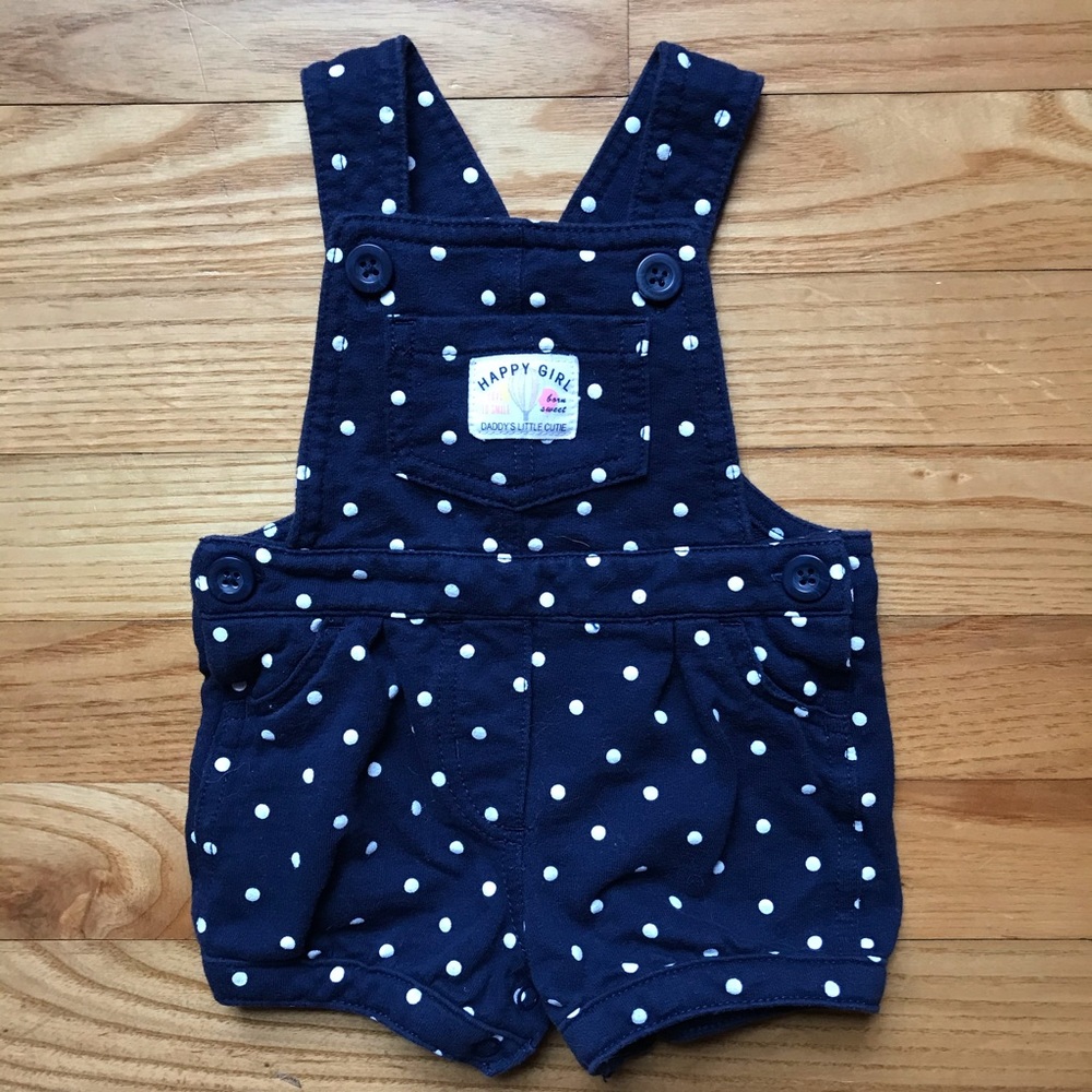 Carters Baby Girl Overall Shorts